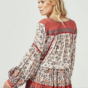 🪄 Spell Elle Blouse in Rosewood - M